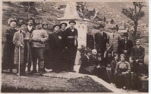 Inaugurazione del monumento ai caduti in guerra D'Andrea e Bucchi di Salecchio